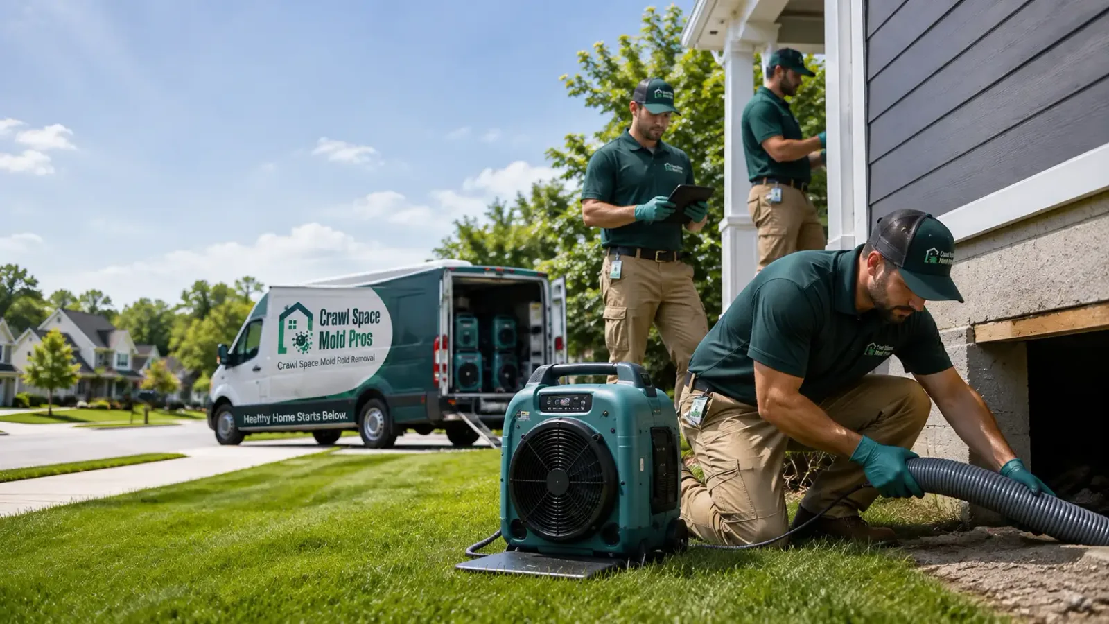 Crawl Space Mold Removal in Hartland, WI